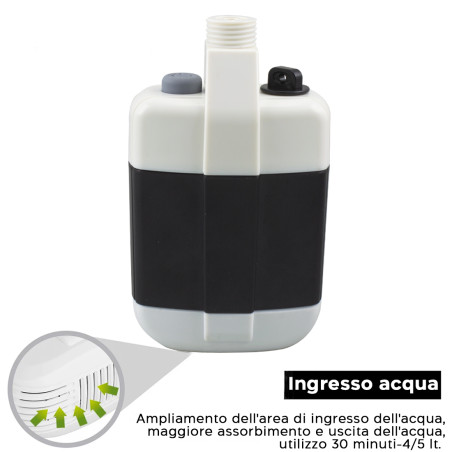 Soffione Doccia Portatile Ricaricabile Tubo Flessibile da Campeggio e Giardino