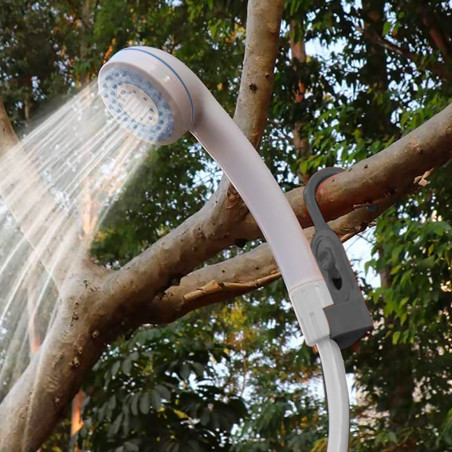 Soffione Doccia Portatile Ricaricabile Tubo Flessibile da Campeggio e Giardino
