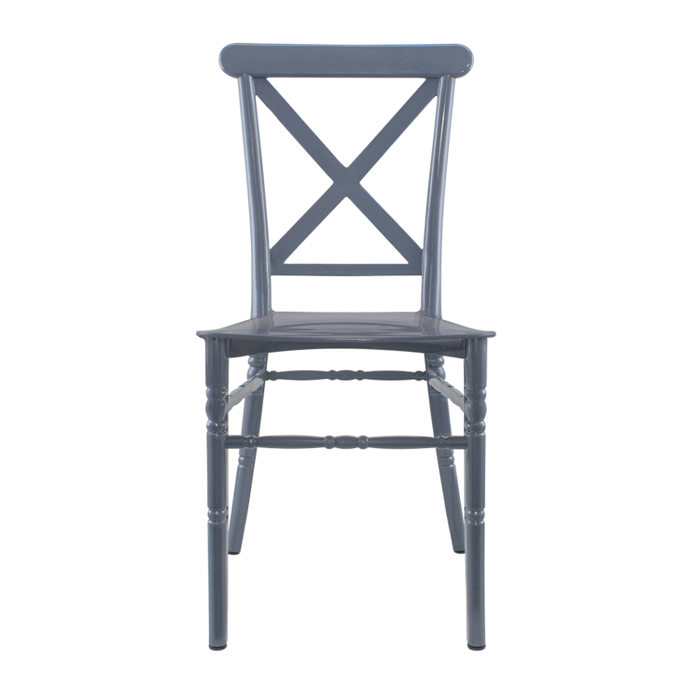 Set 6 Sedie Sidney Grigie in Polipropilene...