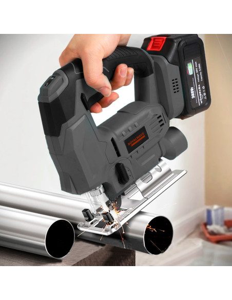 Seghetto Alternativo ROYALWAVE 400W Batteria Litio 48V Ricaricabile 20800rpm