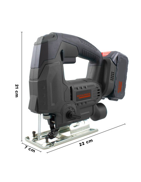 Seghetto Alternativo ROYALWAVE 400W Batteria Litio 48V Ricaricabile 20800rpm
