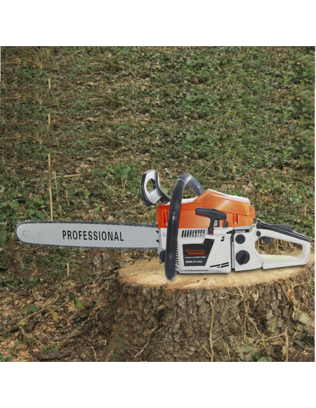 ROYALWAVE Motosega a scoppio 52cc con lama da 50 cm giardinaggio potatura legno