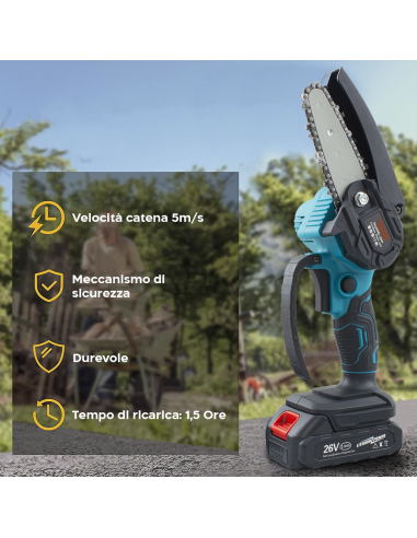 Mini Motosega da Potatura a Mano ROYALWAVE...