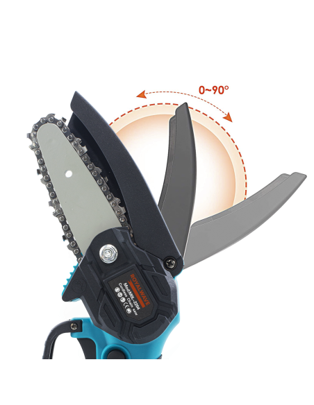 Mini Motosega da Potatura a Mano ROYALWAVE Batteria 26V da 4" con Valigetta