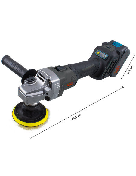 Lucidatrice Angolare Doppia Batteria 48V Smerigliatrice Cordless 8500giri/min