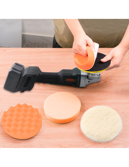 Lucidatrice Angolare Doppia Batteria 48V Smerigliatrice Cordless 8500giri/min