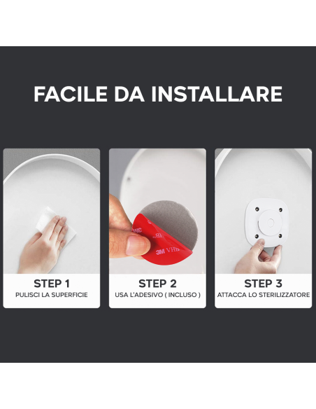 Sterilizzatore Intelligente Disinfettante per WC Ricaricabile con Aromaterapia