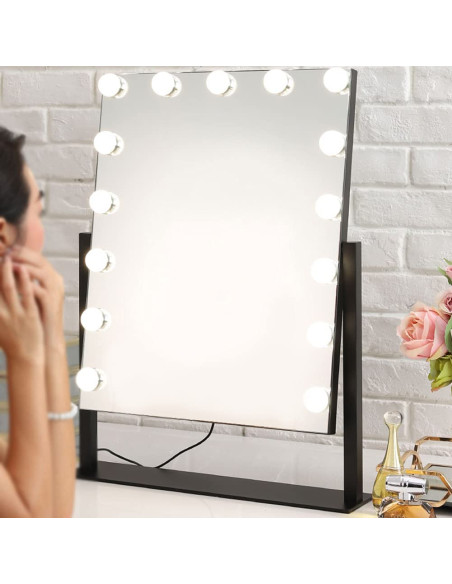 Set 6 Lampadine LED per Specchio Toeletta Luci Make Up Dimmerabili con Cavo USB