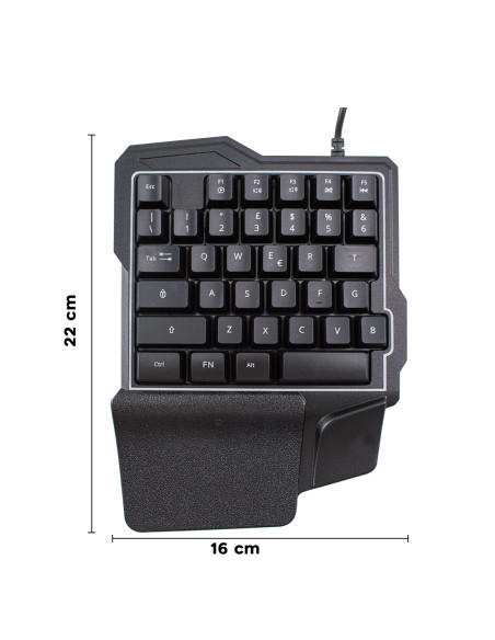 Tastiera Gaming 35 Tasti Retroilluminata Tastiera Gioco Meccanica Professionale