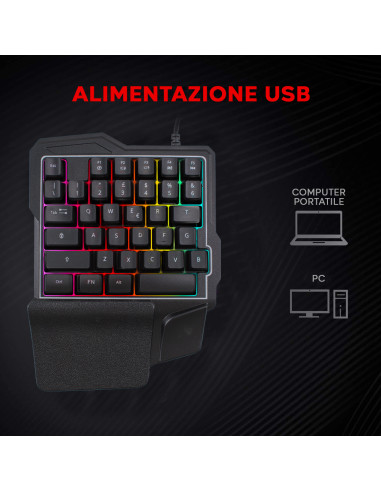 Tastiera Gaming 35 Tasti Retroilluminata...