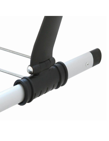Stendibiancheria da Balcone Termosifone 54cm in Alluminio e Staffe Regolabili