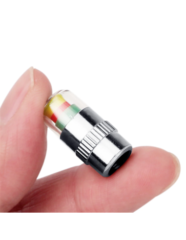 Kit 4 misuratori di pressione ruote con...