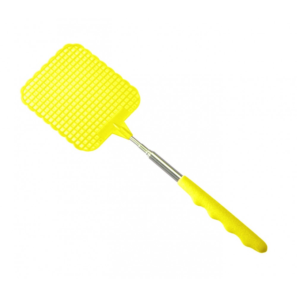 Abbattimosche telescopico con manico in gomma