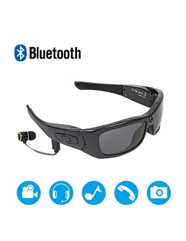 Occhiali da Sole Bluetooth con Videocamera...