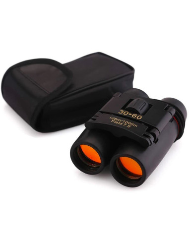 Binocolo 30x60 Compatto Richiudibile Portatile per Caccia con Visione Notturna