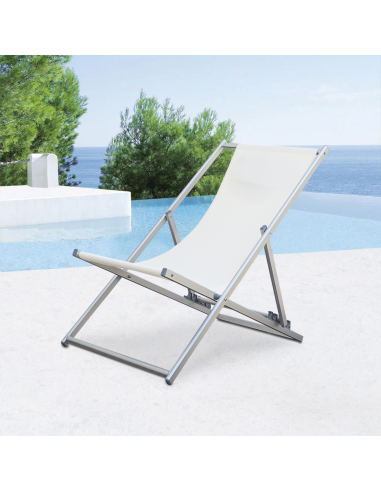 Sedia sdraio pieghevole Soverato 5 Posizioni...