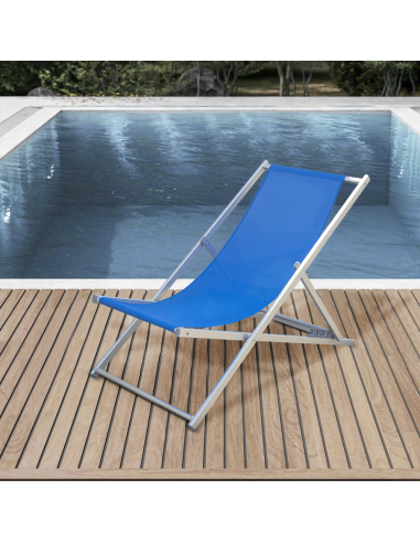Sedia sdraio pieghevole Soverato 5 Posizioni...