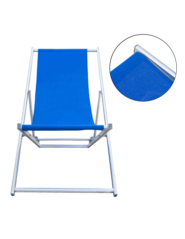 Sedia sdraio pieghevole Soverato 5 Posizioni...