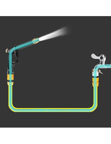 Tubo da Giardino in Plastica 5mt con Pistola...