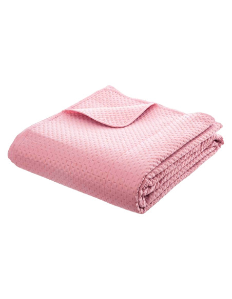 Copriletto Matrimoniale Primavera Estate Tinta Unita Adatto per Casa B&B Hotel