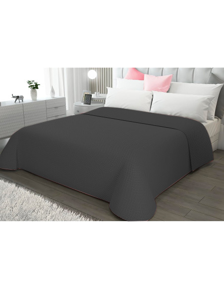 Copriletto Matrimoniale Primavera Estate Tinta Unita Adatto per Casa B&B Hotel