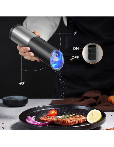 Macinino Elettrico a Batteria per Sale e Pepe...