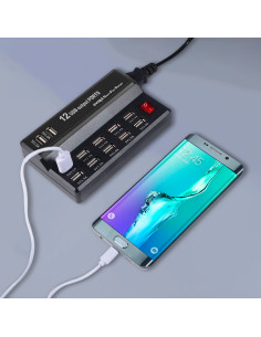 Stazione Ricarica 12 Porte USB 60W Q-CD10P Ricarica... 2