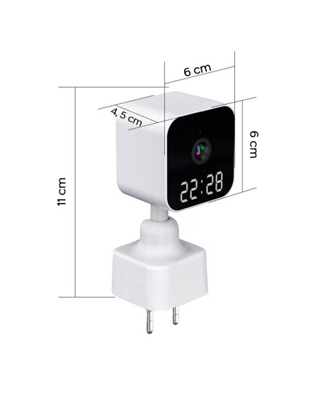 Telecamera Panoramica Wireless Q-SX909 Registrazione 4K-HD Controllo da Remoto