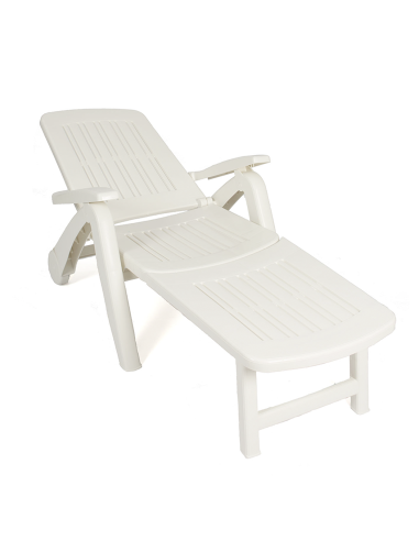 Lettino Prendisole Cancun Sdraio con Ruote in...