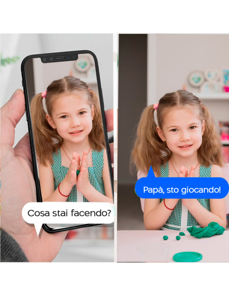 Telecamera Panoramica Wireless Q-SX909 Registrazione 4K-HD Controllo da Remoto