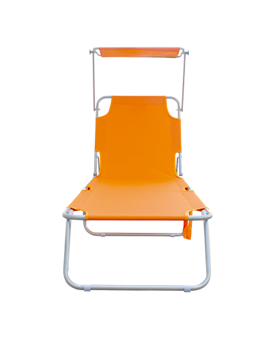 Lettino Prendisole Pieghevole 2309P Acciaio...