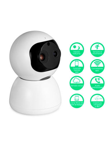 Telecamera Intelligente Q-S2099 Wi-Fi Zoom 10X...