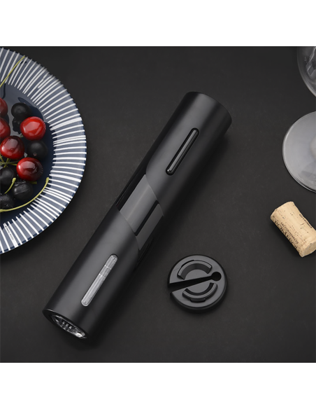 Apribottiglie Elettrico a Batterie Cavatappi Automatico Set Vino con Versatore