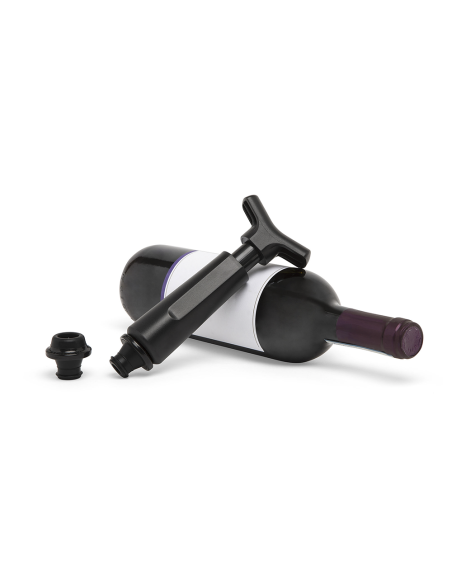 Pompa Salva Vino per Bottiglie con 4 Tappi Sottovuoto in Silicone Diametro 19mm