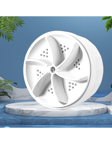 Mini Lavatrice da Viaggio Rondella Rotante 657850 Turbina Portatile per Bucato