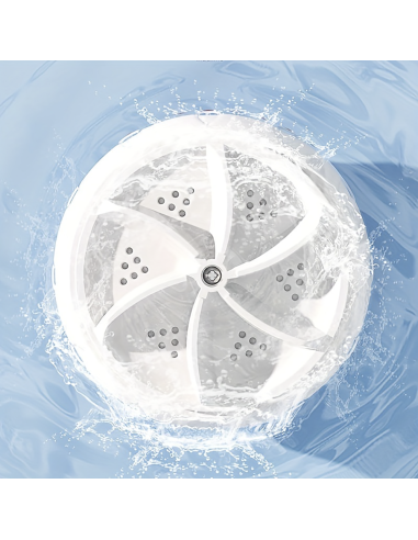 Mini Lavatrice da Viaggio Rondella Rotante...