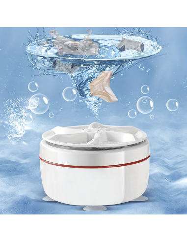 Mini Lavatrice da Viaggio Rondella Rotante...