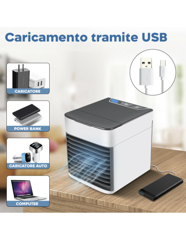 Condizionatore portatile da tavolo refrigerante...