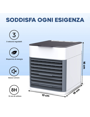 Condizionatore portatile da tavolo refrigerante...