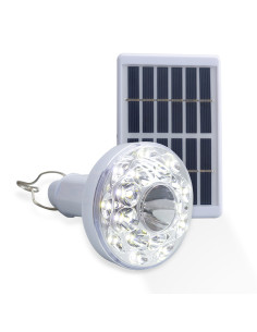 Lampada LED Portatile Ricarica solare Torcia Lampadina...