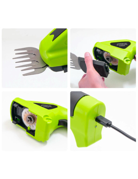 Tagliasiepi Forbice Potatura Elettrica Batteria Ricaricabile 7.2V Senza Fili