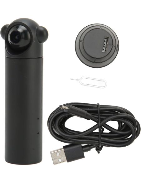 Mini Telecamera Wi-Fi Q-Sx82 Rotazione 180°Senza Fili 1080p Visione Notturna 4K