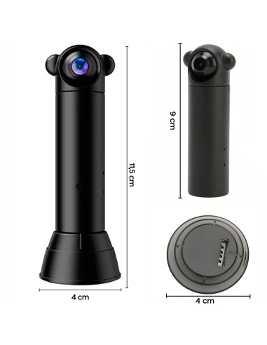 Mini Telecamera Wi-Fi Q-Sx82 Rotazione...