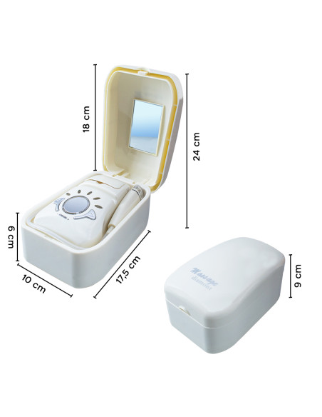 Massaggiatore Viso Elettrico Trattamento Antirughe Massage Diamont 5 Livelli