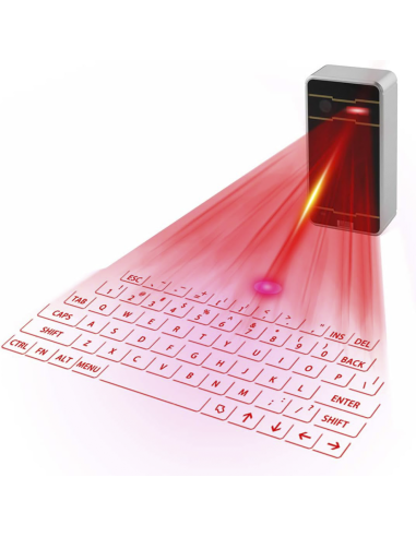 Image of Mini Tastiera Virtuale Proiettore Tasti Qwerty Ricaricabile Bluetooth Wireless