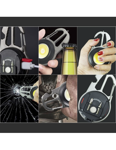 Mini Torcia Led Multiuso da Campeggio Portatile...