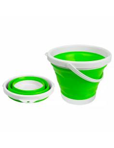 Secchio Silicone Pieghevole Capacità 5lt Portatile... 2