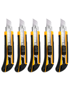 Set 5pz Taglierino Professionale Ricarica 3 Lame Cutter...