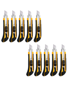 Set 10pz Taglierino Professionale Ricarica 3 Lame Cutter...