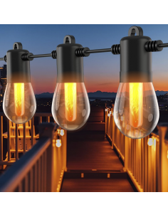 Catena Luminosa con Pannello Solare Ricaricabile 10m Luce... 2